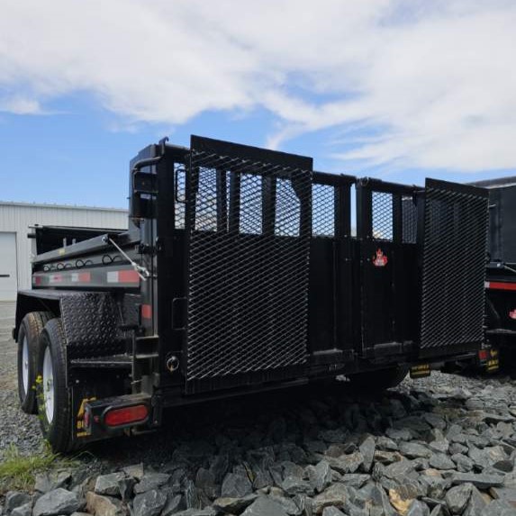 Cargo, Utility Trailers  Miska 10' Ultra Low Pro Dump Trailer - In Stock Photo